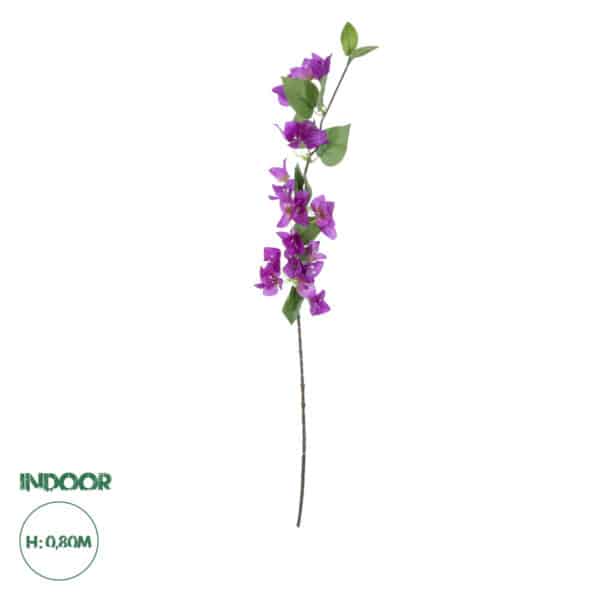 GloboStar® Artificial Garden BOUGAUVILLEA BRANCH 20654 Τεχνητό Διακοσμητικό Κλαδί Μπουκανβίλιας Μωβ Y80cm | 2,55 €