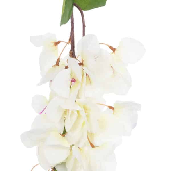 GloboStar® Artificial Garden BOUGAUVILLEA BRANCH 20659 Τεχνητό Διακοσμητικό Κλαδί Μπουκανβίλιας Λευκή Y80cm | 3,40 €