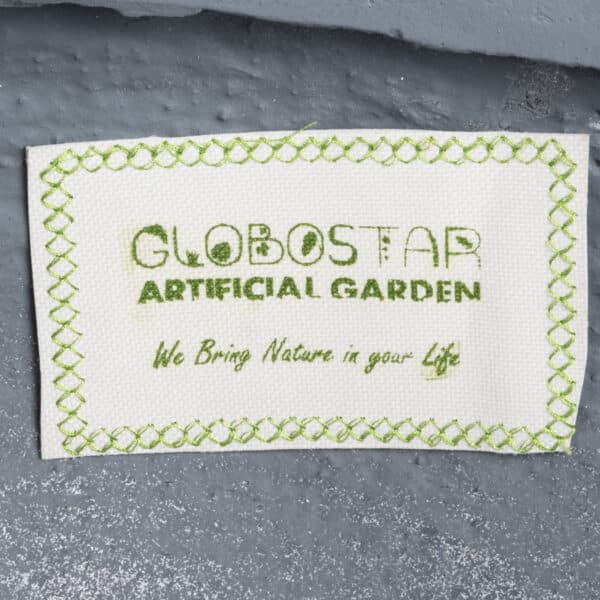 GloboStar® Artificial Garden BALTIMORE 20697 Διακοσμητικό Πολυεστερικό Τσιμεντένιο Κασπώ Γλάστρα - Flower Pot Γκρι Φ61 x Υ30cm | 93,74 €