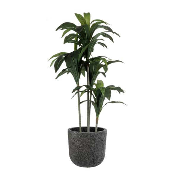 GloboStar® Artificial Garden LUCCA 20756 Επιδαπέδιο Πολυεστερικό Τσιμεντένιο Κασπώ Γλάστρα - Flower Pot Καφέ Φ31 x Υ28cm | 112,20 €