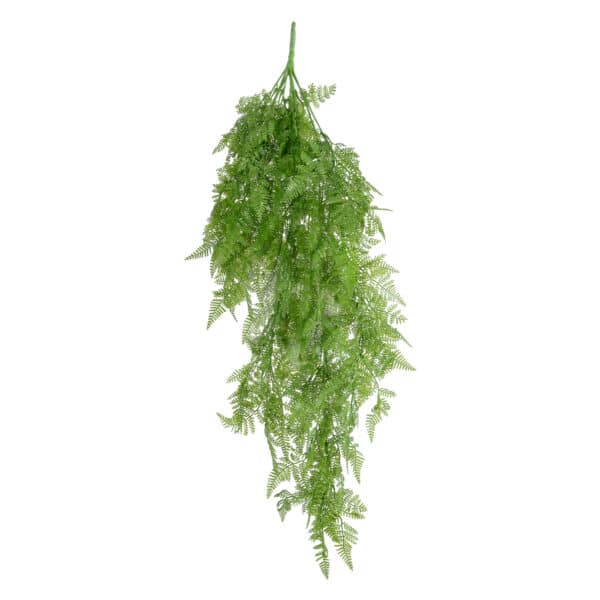 GloboStar® Artificial Garden HANGING FERN 20804 Τεχνητό Διακοσμητικό Κρεμαστό Φυτό Φτέρη Μ40 x Π20 x Υ88cm | 8,85 €