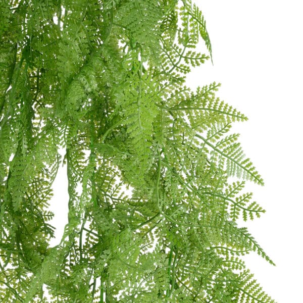 GloboStar® Artificial Garden HANGING FERN 20804 Τεχνητό Διακοσμητικό Κρεμαστό Φυτό Φτέρη Μ40 x Π20 x Υ88cm | 8,85 €