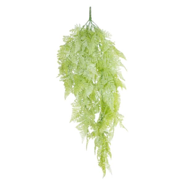 GloboStar® Artificial Garden HANGING FERN 20806 Τεχνητό Διακοσμητικό Κρεμαστό Φυτό Φτέρη Μ40 x Π20 x Υ88cm | 8,85 €