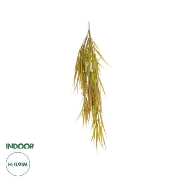 GloboStar® Artificial Garden HANGING CORN GRASS 20824 Τεχνητό Διακοσμητικό Κρεμαστό κλαδί Καλαμπόκι Μ23 x Π10 x Υ91cm | 7,85 €