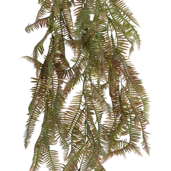 GloboStar® Artificial Garden HANGING FERN BRANCH 20832 Τεχνητό Διακοσμητικό Κρεμαστό κλαδί Φτέρης Μ30 x Π8 x Υ87cm | 8,75 €