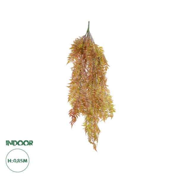 GloboStar® Artificial Garden HANGING FERN 20852 Τεχνητό Διακοσμητικό Κρεμαστό Φυτό Φτέρη Μ30 x Π14 x Υ85cm | 8,75 €