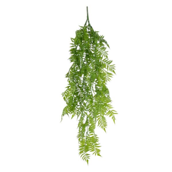 GloboStar® Artificial Garden HANGING FERN 20853 Τεχνητό Διακοσμητικό Κρεμαστό Φυτό Φτέρη Μ30 x Π14 x Υ85cm | 8,74 €