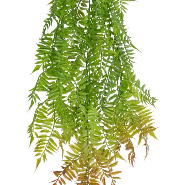 GloboStar® Artificial Garden HANGING FERN 20854 Τεχνητό Διακοσμητικό Κρεμαστό Φυτό Φτέρη Μ30 x Π14 x Υ85cm | 8,75 €