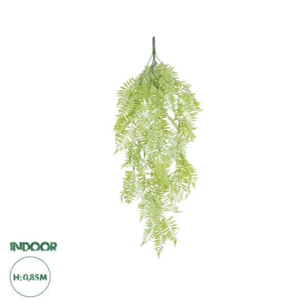 GloboStar® Artificial Garden HANGING FERN 20855 Τεχνητό Διακοσμητικό Κρεμαστό Φυτό Φτέρη Μ30 x Π14 x Υ85cm | 8,75 €