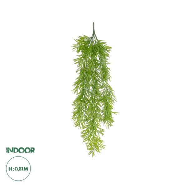 GloboStar® Artificial Garden HANGING BARLEY 20857 Τεχνητό Διακοσμητικό Κρεμαστό Φυτό Κριθάρι Μ26 x Π15 x Υ81cm | 8,75 €