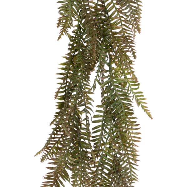 GloboStar® Artificial Garden HANGING FERN 20860 Τεχνητό Διακοσμητικό Κρεμαστό Φυτό Φτέρη Μ28 x Π15 x Υ90cm | 7,92 €