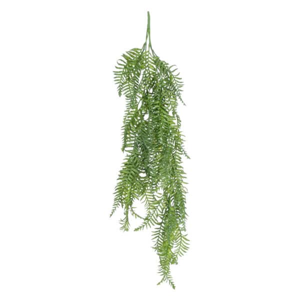 GloboStar® Artificial Garden HANGING FERN 20861 Τεχνητό Διακοσμητικό Κρεμαστό Φυτό Φτέρη Μ28 x Π15 x Υ90cm | 7,92 €