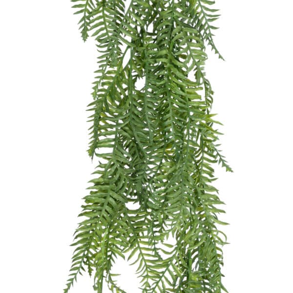 GloboStar® Artificial Garden HANGING FERN 20861 Τεχνητό Διακοσμητικό Κρεμαστό Φυτό Φτέρη Μ28 x Π15 x Υ90cm | 7,92 €