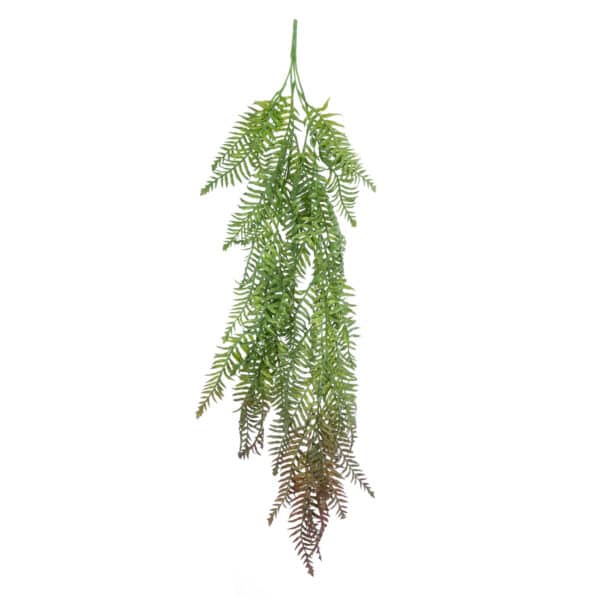 GloboStar® Artificial Garden HANGING FERN 20862 Τεχνητό Διακοσμητικό Κρεμαστό Φυτό Φτέρη Μ28 x Π15 x Υ90cm | 7,92 €