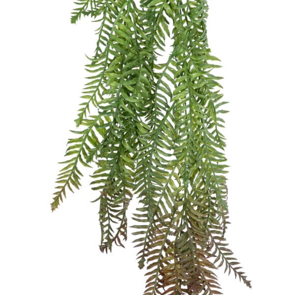 GloboStar® Artificial Garden HANGING FERN 20862 Τεχνητό Διακοσμητικό Κρεμαστό Φυτό Φτέρη Μ28 x Π15 x Υ90cm | 7,92 €