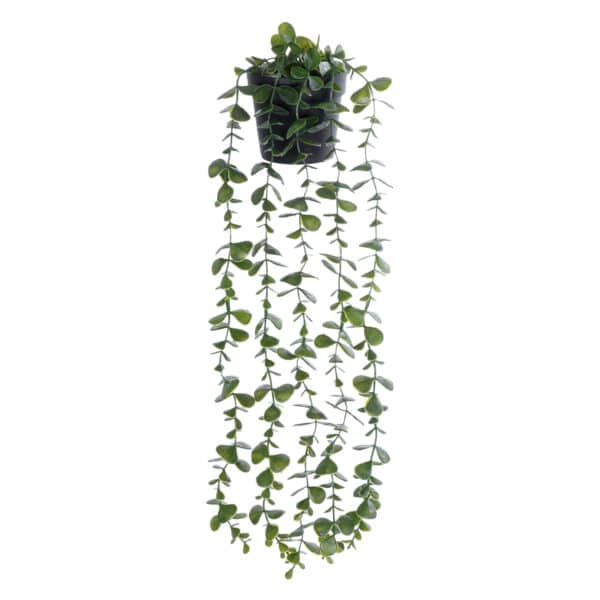 GloboStar® Artificial Garden HANGING EUCALYPTUS LEAF 20884 - Τεχνητό Κρεμαστό Διακοσμητικό Φυτό Φύλλα Ευκάλυπτου Φ17 x Y60cm | 4,73 €