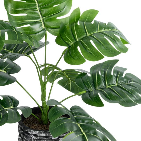 GloboStar® Artificial Garden MONSTERA 20893 Τεχνητό Διακοσμητικό Φυτό Μονστέρα Φ40 x Υ33cm | 9,41 €