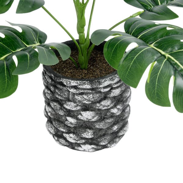 GloboStar® Artificial Garden MONSTERA 20893 Τεχνητό Διακοσμητικό Φυτό Μονστέρα Φ40 x Υ33cm | 9,41 €