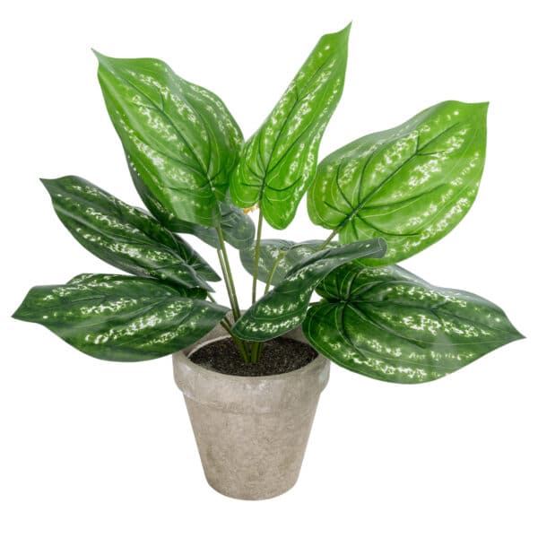 GloboStar® Artificial Garden SILVER POTHOS POTTED PLANT 20896 Διακοσμητικό Φυτό Πόθος Φ40 x Υ33cm | 8,46 €