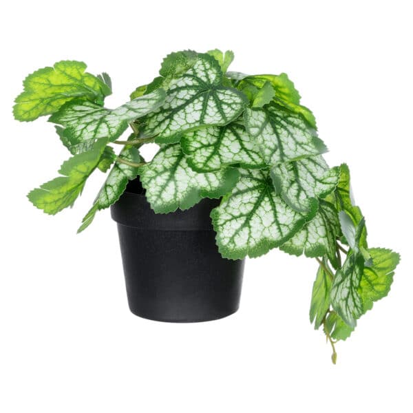 GloboStar® Artificial Garden WHITE BEGONIA PLANT 20947 Διακοσμητικό Φυτό Λευκή Μπιγόνια Φ23 x Υ16cm | 6,77 €