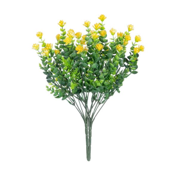 GloboStar® Artificial Garden BUTTERCUP BRANCH 21063 Διακοσμητικό Κλαδί Ρανούγκουλο σετ 2 τεμάχια Φ20 x Υ30cm | 4,72 €