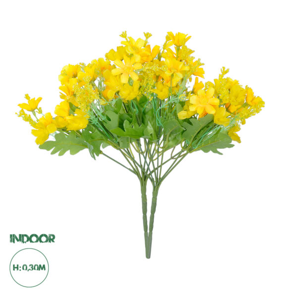 GloboStar® Artificial Garden CHRYSANTHEMUM BRANCH 21134 Τεχνητό Διακοσμητικό Κλαδί Χρυσάνθεμου Y30cm Σετ 2 τεμαχίων | 5,03 €