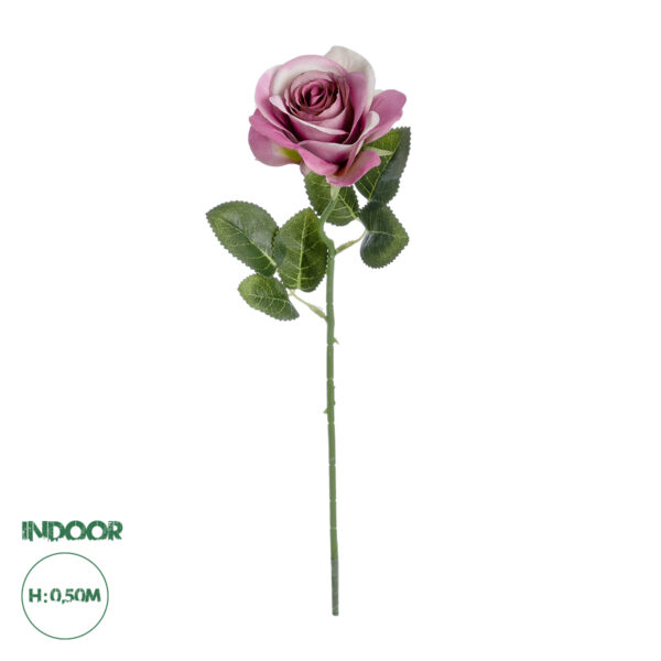 GloboStar® Artificial Garden PINK ROSE BRANCH 21136 Τεχνητό Διακοσμητικό Κλαδί ΡοζΤριαντάφυλλο Y50cm | 1,59 €