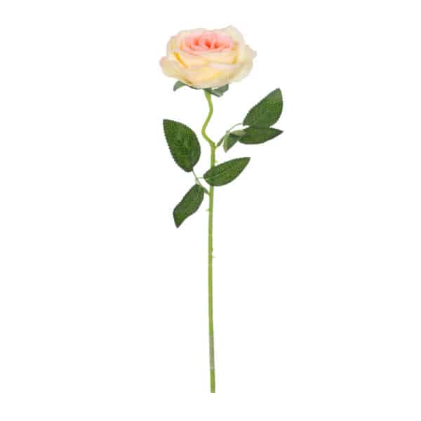 GloboStar® Artificial Garden CHAMPAGNE ROSE BRANCH 21141 Τεχνητό Διακοσμητικό Κλαδί Σαμπανιζέ Τριαντάφυλλο Y50cm | 1,59 €