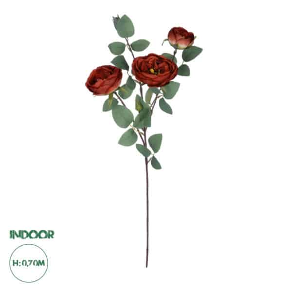 GloboStar® Artificial Garden RED CLIMBING ROSE BRANCH 21182 Τεχνητό Διακοσμητικό Κλαδί Τριαντάφυλλο Κόκκινο Y70cm | 4,52 €