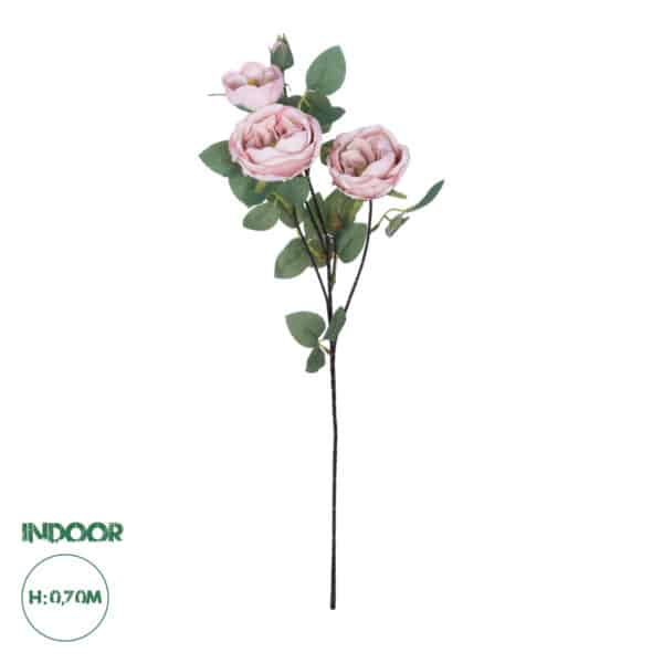 GloboStar® Artificial Garden PINK CLIMBING ROSE BRANCH 21184 Τεχνητό Διακοσμητικό Κλαδί Τριαντάφυλλο Ροζ Y70cm | 4,52 €