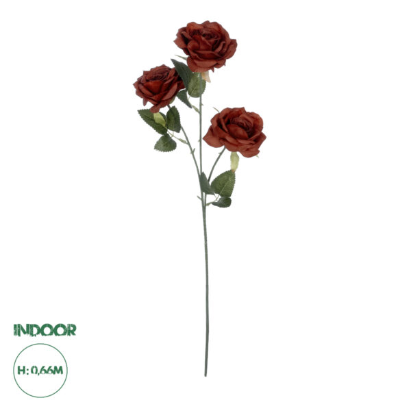 GloboStar® Artificial Garden RED CLIMBING ROSE BRANCH 21196 Τεχνητό Διακοσμητικό Κλαδί Τριαντάφυλλο Κόκκινο Y66cm | 3,41 €