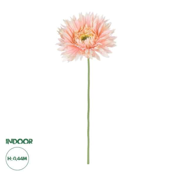 GloboStar® Artificial Garden PINK GERBERA BRANCH 21205 Τεχνητό Διακοσμητικό Κλαδί Ζέρμπερας Ροζ Y44cm | 1,75 €