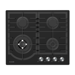 ELMARK EL-60GH096W GLASS GAS HOB WITH WOK 60CM