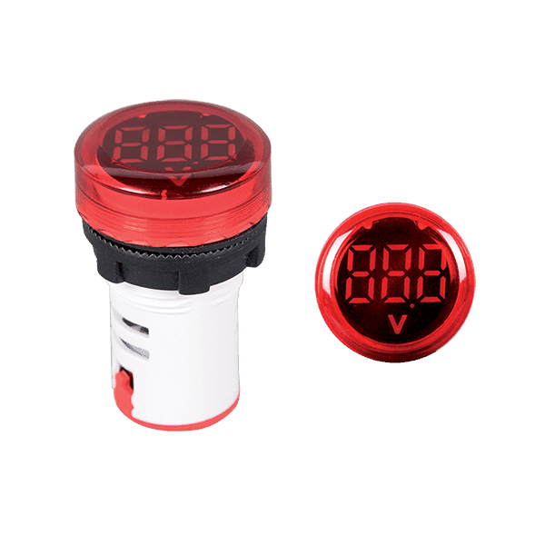ΨΗΦΙΑΚΟ ΒΟΛΤΟΜΕΤΡΟ ΣΤΡΟΓΓΥΛΟ EL-ED16R AC 12-500V D22mm