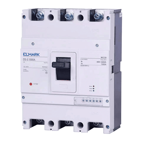 MCCB DS-3E 1000A ELECTR. ADJ. RANGE 3P 400-1000A