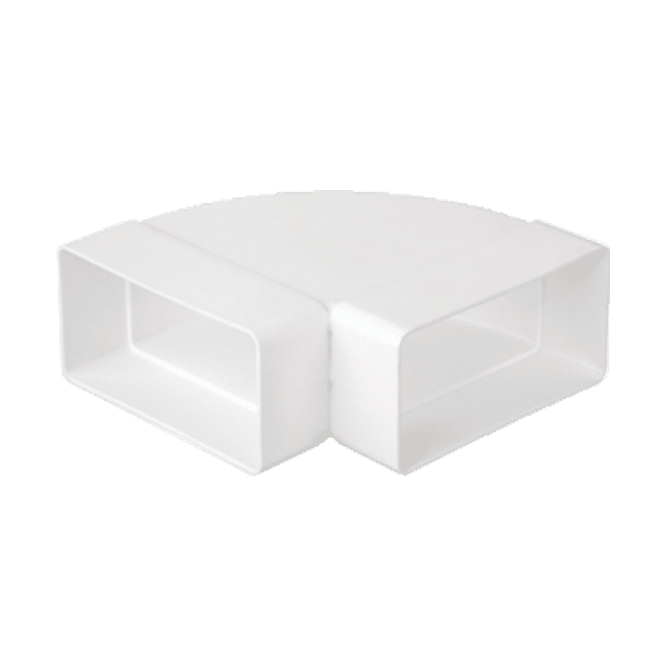 EL02-405 HORIZONTAL 90° BEND FOR FLAT DUCTS 110x55