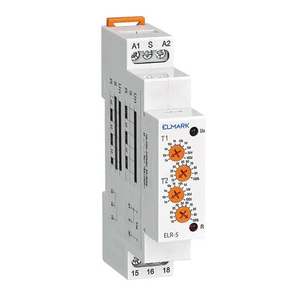 ELR-6 ΑΣΥΜΜΕΤΡΟ ΡΕΛΕ 12-240V AC/DC 2ХSPDT 2x16А