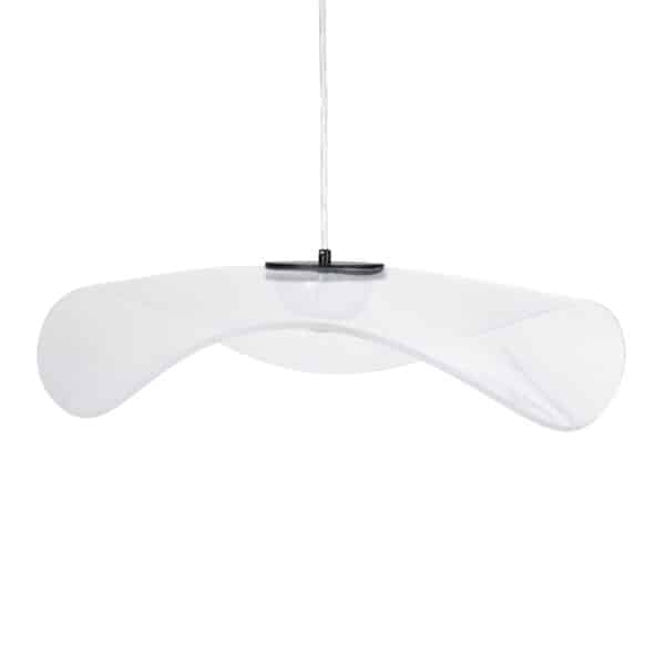 GloboStar® ACRYLICA 60975 Κρεμαστό Φωτιστικό Οροφής Design LED CCT 20W 2240lm 360° AC 220-240V - Εναλλαγή Φωτισμού μέσω Διακόπτη On/Off All In One Ψυχρό 6000k+Φυσικό 4500k+Θερμό 2700k Φ60cm - Μαύρο με Διάφανο Laser Designed Plexiglass - 3 Years Warranty | 129,36 €