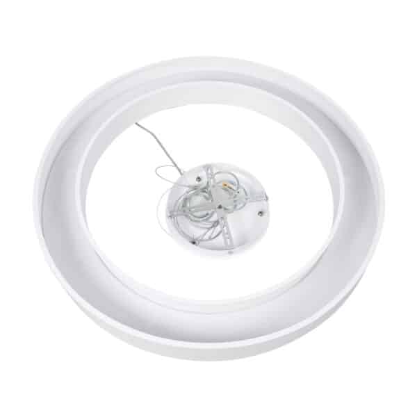 GloboStar® RA 61197 Κρεμαστό Φωτιστικό Δαχτυλίδι-Κύκλος LED CCT 75W 8250lm 120° AC 220-240V - Εναλλαγή Φωτισμού μέσω Τηλεχειριστηρίου All In One Ψυχρό 6000k+Φυσικό 4500k+Θερμό 2700k Dimmable Φ80cm - Λευκό - 3 Years Warranty | 146,17 €