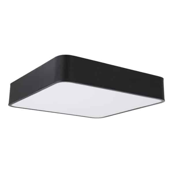 GloboStar® KAMALA 61206-P Κρεμαστή Πλαφονιέρα Οροφής LED CCT 67W 7370lm 120° AC 220-240V - Εναλλαγή Φωτισμού μέσω Τηλεχειριστηρίου All In One Ψυχρό 6000k+Φυσικό 4500k+Θερμό 2700k Dimmable Μ40 x Π40 x Υ8cm- Μαύρο - 3 Years Warranty | 71,31 €