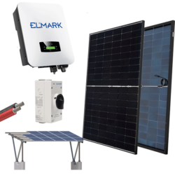 ON GRID SOLAR SYSTEM SET 3P/8KW+CARPORT STRUCTURE