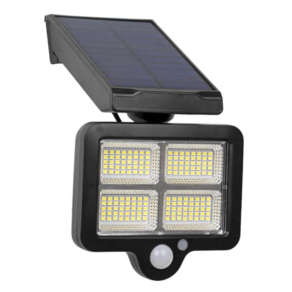 GloboStar® 71483 Αυτόνομος Ηλιακός Προβολέας LED SMD 20W 1500lm με Ενσωματωμένη Μπαταρία 2400mAh - Φωτοβολταϊκό Πάνελ με Αισθητήρα Ημέρας-Νύχτας - PIR Αισθητήρα Κίνησης και Ασύρματο Χειριστήριο IR Αδιάβροχο IP65 Ψυχρό Λευκό 6000K | 19,86 €