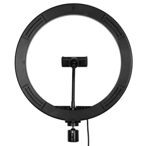 GloboStar® 75802 Professional Digital Ring Light Φ30cm LED SMD 40W 4000lm 180° DC 5V με Καλώδιο Τροφοδοσίας USB - Ενσωματωμένο Χειριστήριο Εναλλαγής Χρωμάτων & 1 Βάση Τηλεφώνου - Πολύχρωμο RGBW+WW Dimmable | 25,49 €