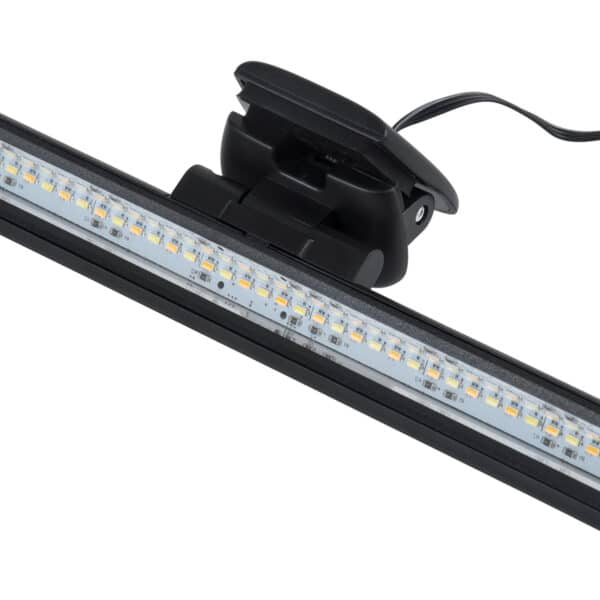 GloboStar® 76552 Φωτιστικό Οθόνης Anti-Glare E-Reading LED 5W 565lm DC 5V με Καλώδιο Τροφοδοσίας USB 2.0 & Ενσωματωμένο Χειριστήριο Εναλλαγής Χρωμάτων CCT Θερμό Λευκό 2700K - Φυσικό Λευκό 4500K - Ψυχρό Λευκό 6000K Dimmable Μαύρο Μ26 x Π4.5 x Υ4.5cm | 35,07 €