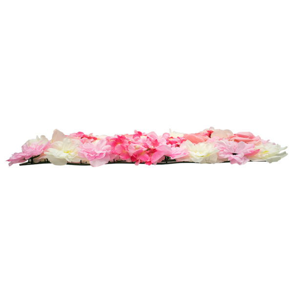 GloboStar® 78304 Συνθετικό Πάνελ Λουλουδιών - Κάθετος Κήπος Τριαντάφυλλο - Ορτανσία - Βιολέτα Μ60 x Υ40 x Π7cm | 24,80 €