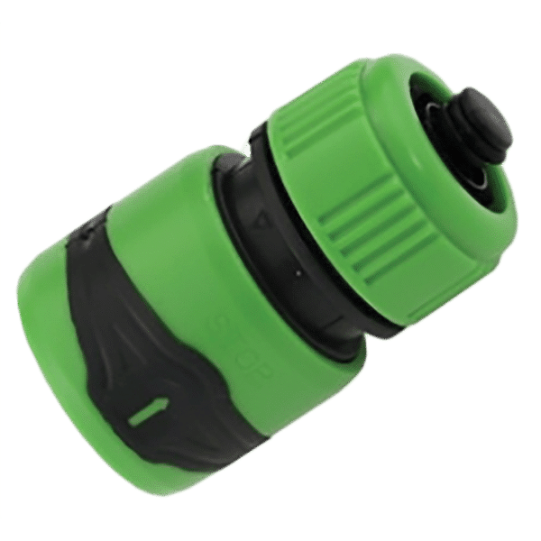 RUBBER QUICK LOCKING HOSE CONNECTOR 3/4 WITH STOP