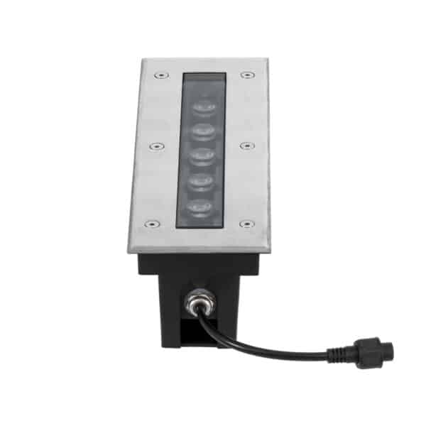 GloboStar® UNDERGROUND-REMVI 90190 Χωνευτό Φωτιστικό Wall Washer Δαπέδου LED 9W 810lm 10° DC 24V Αδιάβροχο IP68 L30 x W9 x H8.5cm Θερμό Λευκό 2700K - Ανοξείδωτο Ατσάλι - 3 Years Warranty | 69,17 €