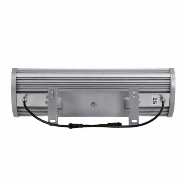 GloboStar® FLOOD-TENA 90226 Προβολέας Wall Washer για Φωτισμό Κτιρίων LED 144W 12240lm 10° DC 24V Αδιάβροχο IP65 L57 x W18 x H19.5cm RGBW DMX512 - Ασημί - 3 Years Warranty | 755,53 €