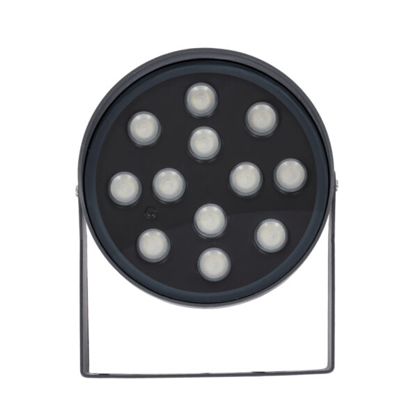 GloboStar® FLOOD-NIGMA 90396 Προβολέας Wall Washer για Φωτισμό Κτιρίων LED 24W 2040lm 30° DC 24V Αδιάβροχο IP65 L15 x W15 x H9.1cm RGBW DMX512 - Γκρι Ανθρακί - 3 Years Warranty | 91,46 €