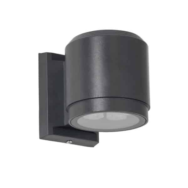 GloboStar® WALLLIGHT-SONA 90482 Φωτιστικό Τοίχου - Απλίκα LED 12W 1140lm 5° DC 24V Αδιάβροχο IP67 Μ9.5 x Π13 x Υ11cm Φυσικό Λευκό 4500K - Γκρι Ανθρακί - 3 Years Warranty | 96,84 €